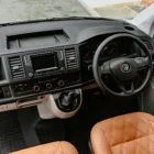 Cabin interior of Spartan T6.1 LWB Campervan with modern tech and comfort features