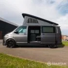 Open side door view of VW T6.1 Kombi