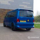 VE71 NGX campervan - rear passenger quarter view with poptop down