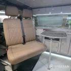 SPARTAN swivel front bench seat with liquor upholstery in VW T6.1 SWB campervan