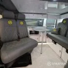 Spartan swivel front bench seat in liquer diamond stitch GF70VWR