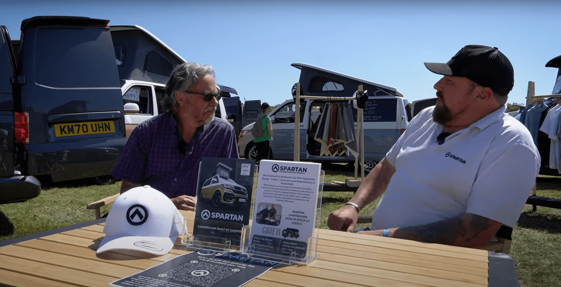Spartan Campers at Newbury: Spartan Si Chats with Peter Vaughan
