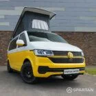 Main promotional image of Spartan VW T6.1 campervan GF70VWR – front driver 3/4 view