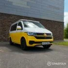 Spartan VW T6.1 campervan front passenger quarter view pop-top down GF70VWR