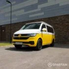 Spartan VW T6.1 campervan front passenger quarter view pop-top down GF70VWR