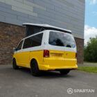 Spartan VW T6.1 campervan rear driver quarter view pop-top up GF70VWR