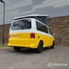 Spartan VW T6.1 campervan rear passenger quarter view pop-top up GF70VWR