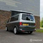 Spartan VW T6.1 campervan rear passenger quarter view pop-top up GK21SFX