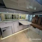 Premium VW T6.1 LWB campervan kitchen with latte and Winchester Oak units