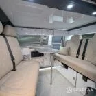 SPARTAN swivel front bench seat upholstered in ecru in VW T6.1 SWB campervan