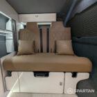 Spartan campervan rock and roll bed with liquer stitching FL73HBK