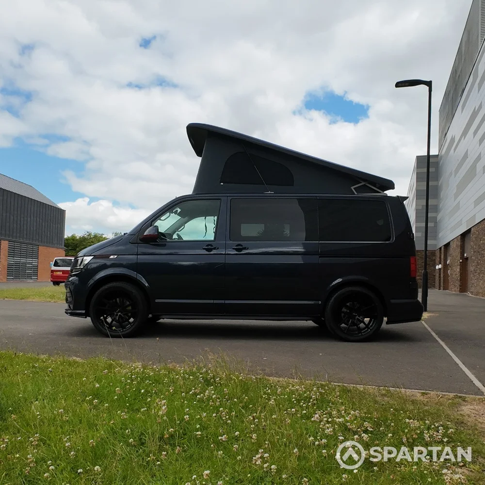Spartan VW T6.1 campervan passenger side view pop-top up EA21GXK