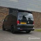 Spartan VW T6.1 campervan rear passenger quarter view pop-top up EA21GXK
