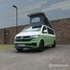 Spartan VW T6.1 LWB Campervan RV23 YEL – Front Passenger Quarter Poptop Up