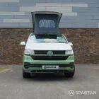 Spartan VW T6.1 LWB Campervan RV23 YEL – Front Straight On Poptop Up