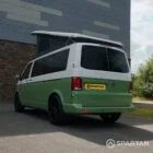Spartan VW T6.1 LWB Campervan RV23 YEL – Rear Passenger Quarter Poptop Up