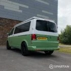 Spartan VW T6.1 LWB Campervan RV23 YEL – Rear Passenger Quarter Poptop Down
