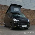 Spartan VW T6.1 campervan front driver quarter view pop-top up WK72VDP