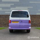 Vw T6.1 SWB Spartan campervan conversion. Rear with pop top roof down