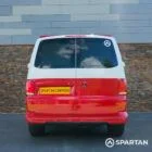 Spartan VW T6.1 campervan rear straight view pop-top down FL73HBK