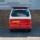 Spartan VW T6.1 campervan rear straight view pop-top up FL73HBK
