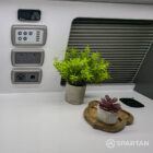 Wireless charger and digital control panel in VW T6.1 Business Pack LWB campervan interior