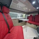 VW T6 LWB Deep Black campervan SPARTAN swivel front bench seat