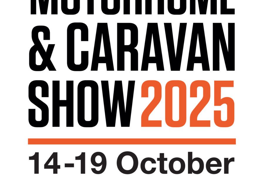 Promotional banner for the NEC Motorhome and Campervan Show 2025, featuring dates, event branding, and a call to visit Spartan Campers just 15 minutes away