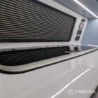 VW T6.1 Candy White & Squirrel Grey campervan interior sink and hob close up with Nolche Marino worktop