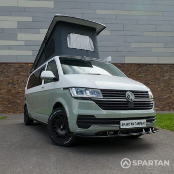 VW T6.1 LWB Candy White & Meadow Green Spartan Campervan (KCE)