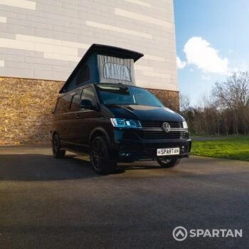 VW T6.1 SWB Deep Black Spartan Campervan