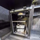 WV T7 day van interior with removable kitchen unit and mobiframe bed on rails