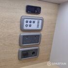 Spartan campers VW campervan conversion with winter floor, latte and Winchester oak kitchen and liquor upholstery. Fitted with 12v and 230v electrics and a night heater