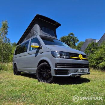 VW T6 SWB, 34,658 miles, Pure Grey Spartan Campervan (CVD)
