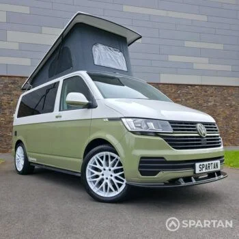 VW T6.1 SWB, 28,659 miles Military Green Camper (AZC)