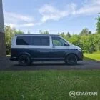 VW T6.1 campervan with full Spartan conversion. In starlight blue and candy white. Fitted with swamper wheels and a Fiamma F45 wind out awning
