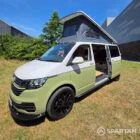 VW T6.1 LWB Campervan with full Spartan Campers Conversion in Military Green and Candy White
