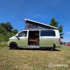 VW T6.1 LWB Campervan with full Spartan Campers Conversion in Military Green and Candy White