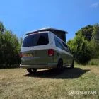 VW T6.1 LWB Campervan with full Spartan Campers Conversion in Military Green and Candy White