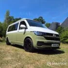 VW T6.1 LWB Campervan with full Spartan Campers Conversion in Military Green and Candy White