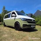 VW T6.1 LWB Campervan with full Spartan Campers Conversion in Military Green and Candy White