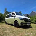 VW T6.1 LWB Campervan with full Spartan Campers Conversion in Military Green and Candy White