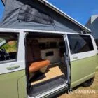 VW T6.1 LWB Campervan with full Spartan Campers Conversion in Military Green and Candy White