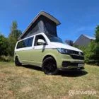 VW T6.1 LWB Campervan with full Spartan Campers Conversion in Military Green and Candy White