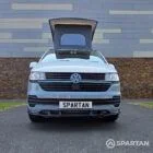 VW T6.1 SWB with full spartan conversion in Squirrel Grey & Candy White with 20" white alloy wheels