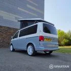 VW T6.1 SWB with full spartan conversion in Squirrel Grey & Candy White with 20" white alloy wheels