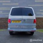 VW T6.1 SWB with full spartan conversion in Squirrel Grey & Candy White with 20" white alloy wheels