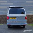 VW T6.1 SWB with full spartan conversion in Squirrel Grey & Candy White with 20" white alloy wheels
