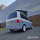 VW T6.1 SWB with full spartan conversion in Squirrel Grey & Candy White with 20" white alloy wheels
